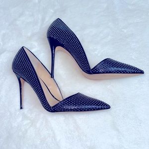 Vince Camuto Imagine studded blue pumps